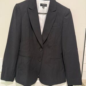 NWOT Tahari Black Blazer with Pinstripe Lining